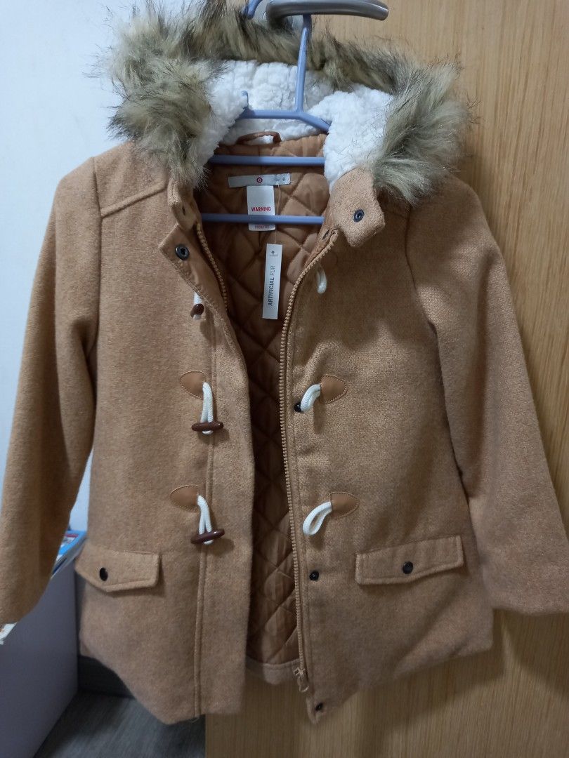 Girls fur new arrivals lined parka