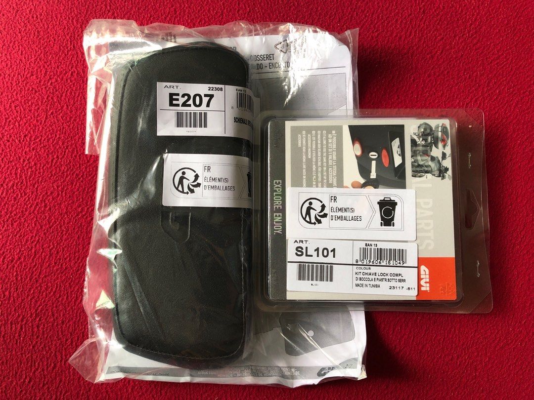 Givi E46 Riviera Schienale Per Top Case - Universal One Size - Foto 4