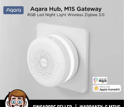 My.gatewayaqara Hub M1s With Rgb Led Night Light - Homekit & Mi Home  Compatible