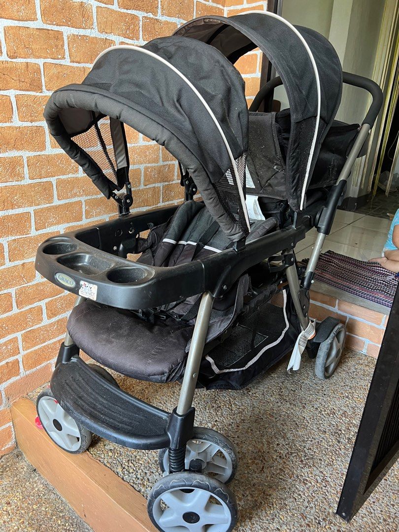 GRACO Ready to Grow Double Stroller on Carousell