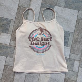 GU Khaki Swim wear Beach Crop Halter top