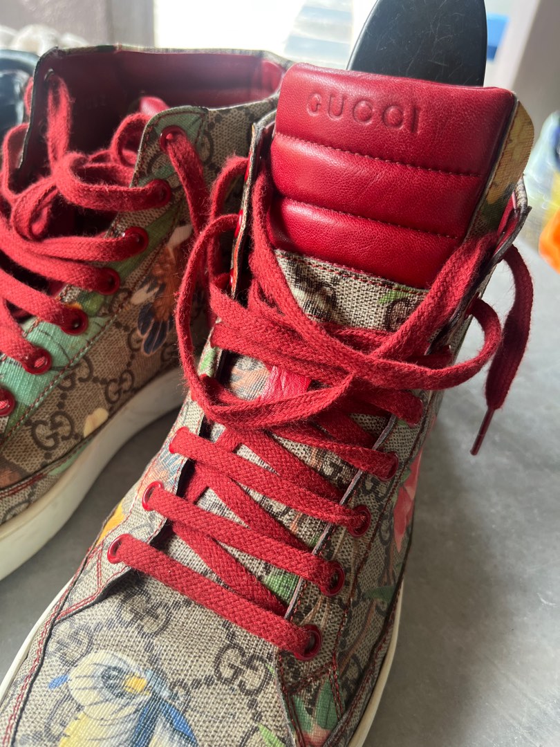 Gucci bloom high top hotsell sneakers