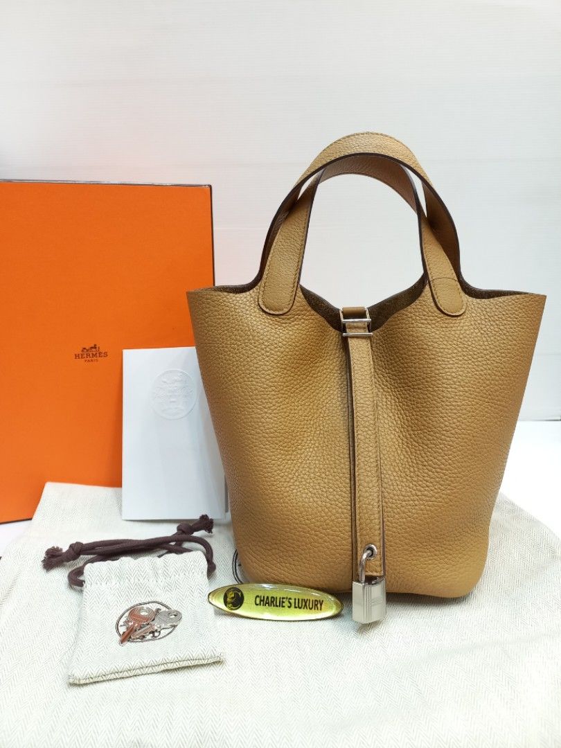 Sold Hermes Picotin 18 Gray Gris Meyer Ghw Stamp U 2023 from Thai
