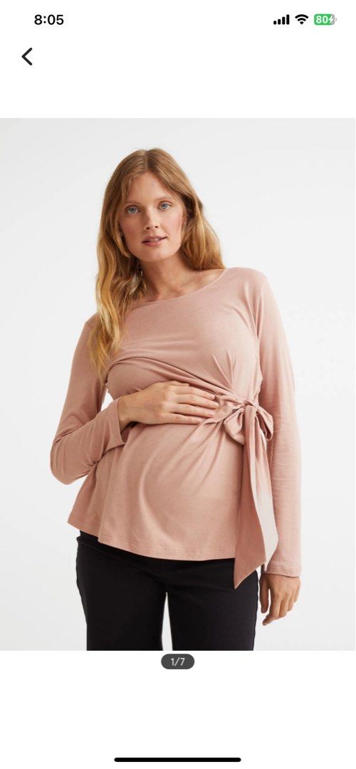 H&m maternity blouse discount
