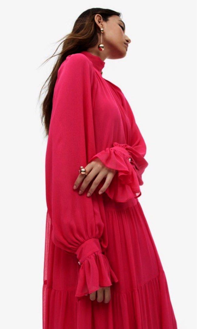 H&m tiered dress clearance