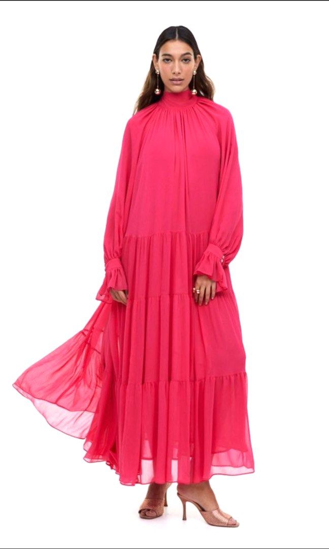 H M Tiered Maxi Dress Women s Fashion Dresses Sets Dresses on