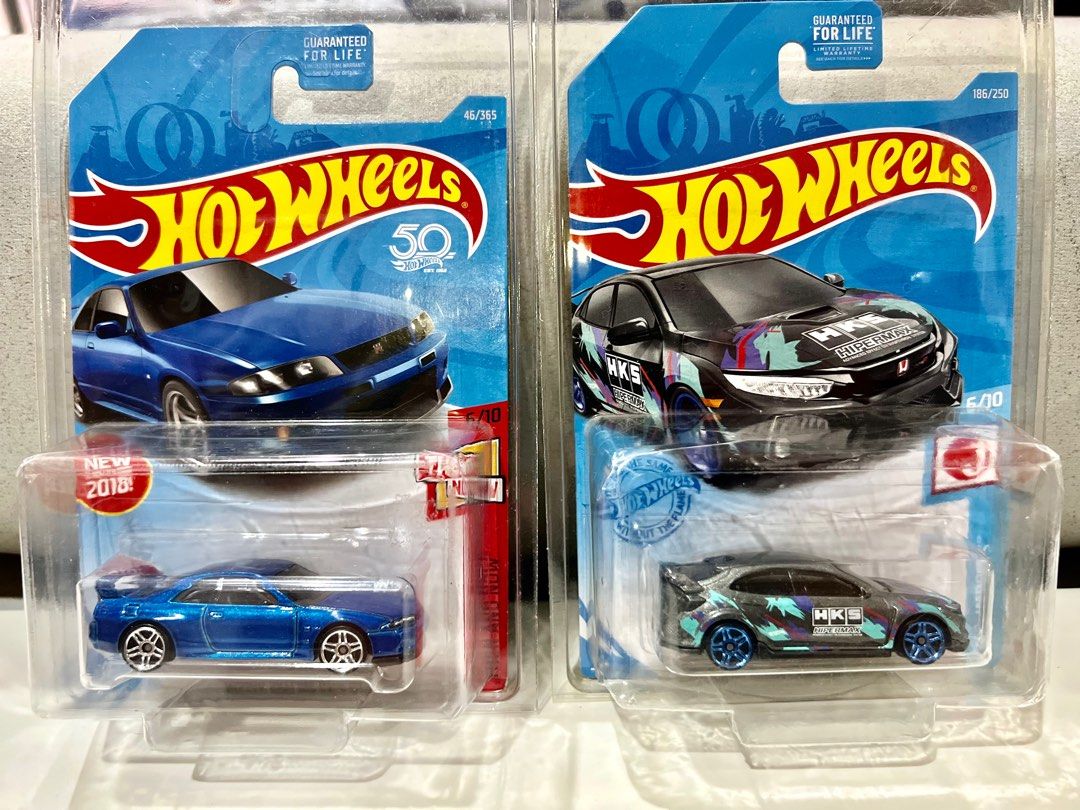 hot Wheels 2018 Honda Civic Type R HKS New Release 2021 K Box Short Card