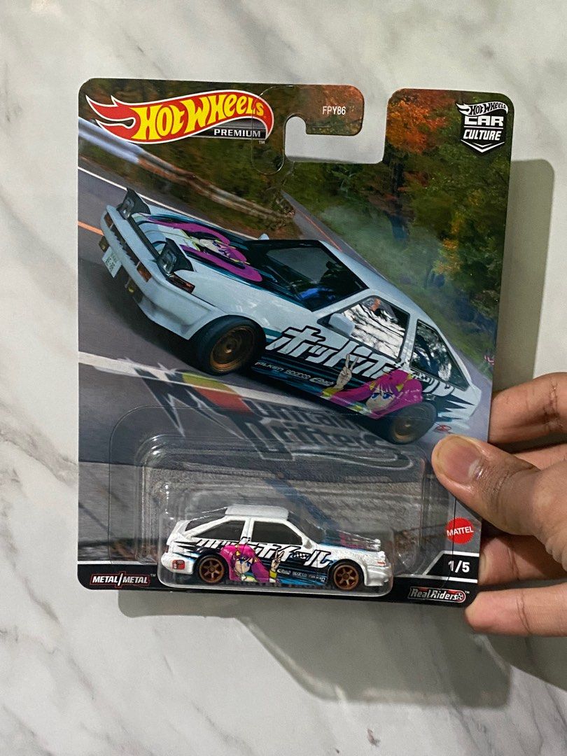 Hot wheels Mountain Drifters Toyota AE86 Sprinter Trueno, Hobbies