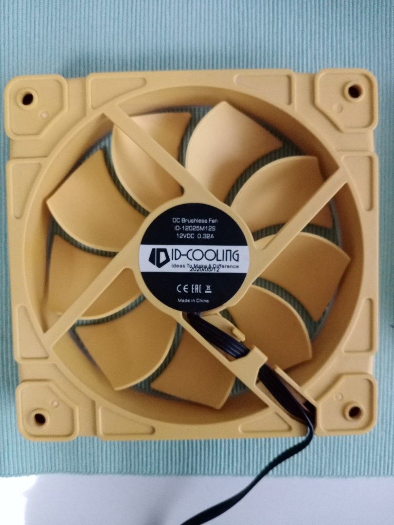 ID-COOLING PASTEL 120MM LED FAN (LEMON YELLOW), Computers & Tech, Parts ...