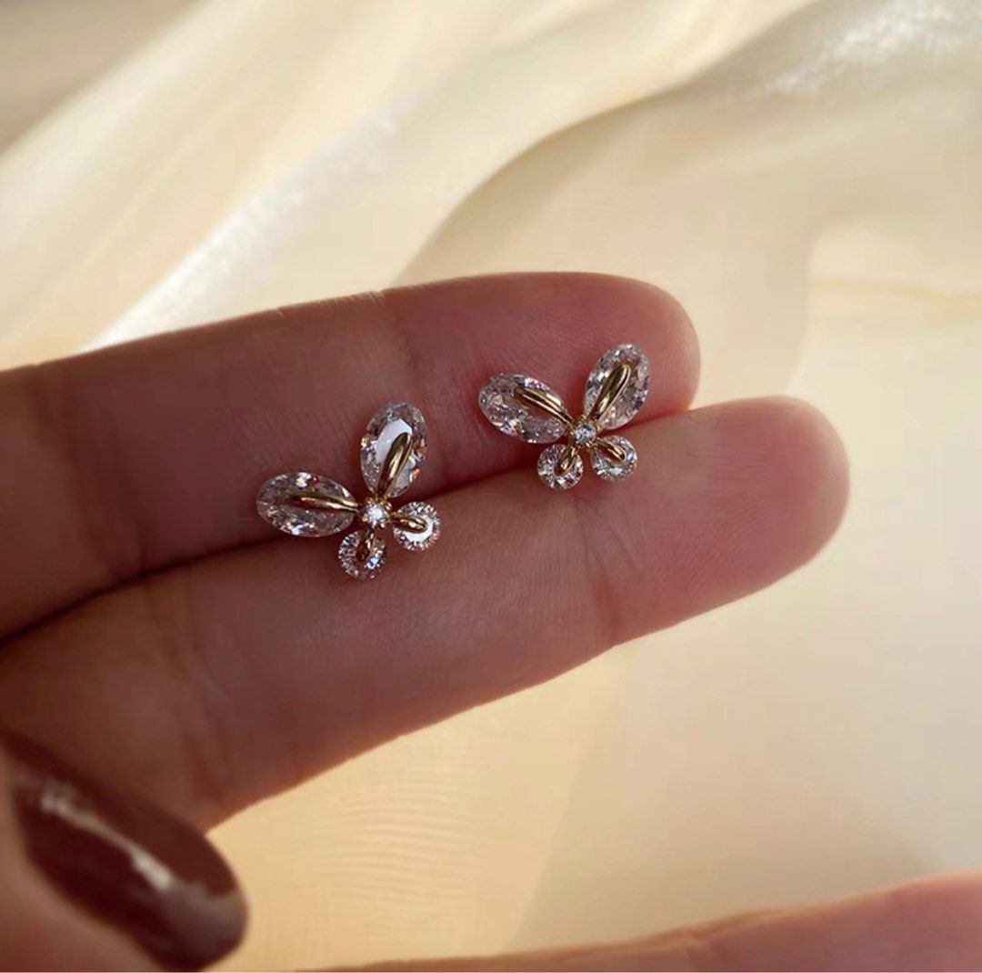 Girls cheap butterfly earrings
