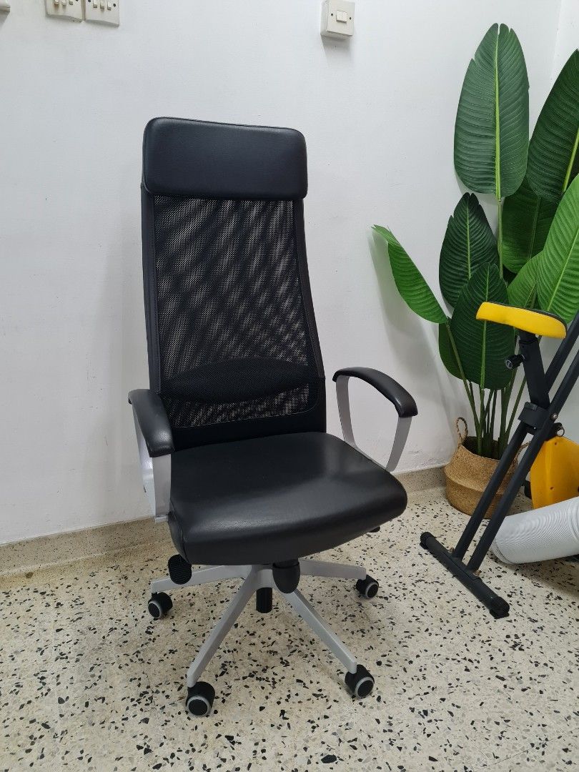 Ikea MARKUS HIGHBACK WITH LEATHER SKIN Office chair