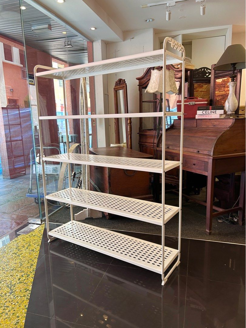Ikea MULIG metal open shelving unit (LARGE), Furniture & Home Living