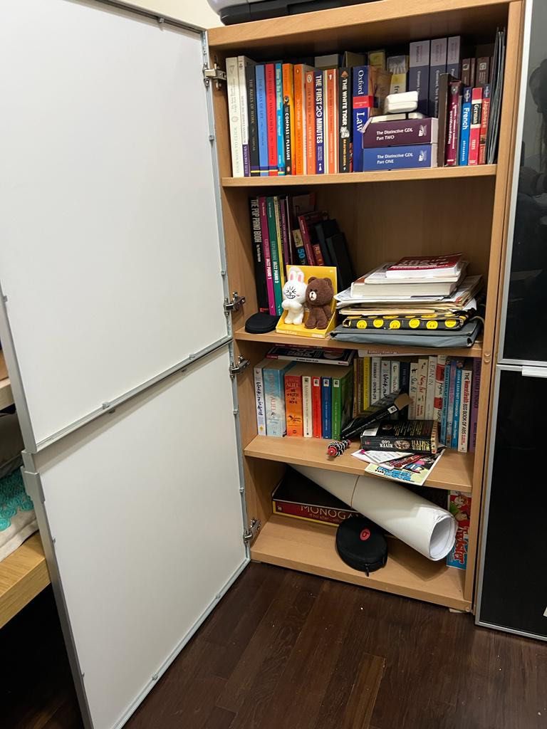 IKEA OFFICE SHELVING UNIT WITH DOOR, Furniture & Home Living, Furniture
