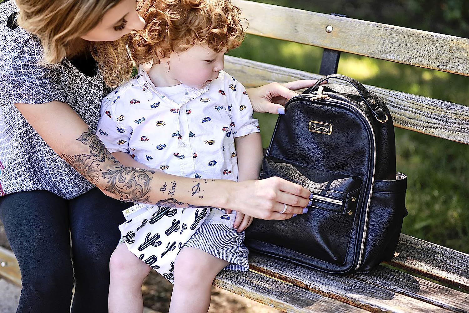 Itzy Ritzy Mini Diaper Backpack, Black (Black) (1), Babies & Kids, Going  Out, Other Babies Going Out Needs on Carousell