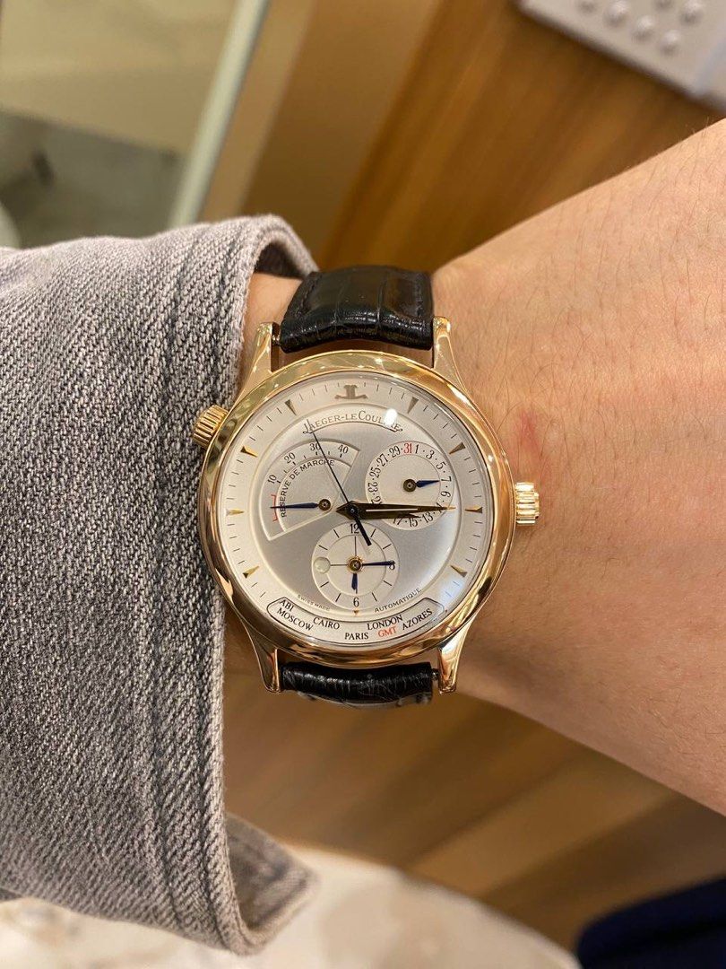 JAEGER-LECOULTRE MASTER GEOGRAPHIC 18K ROSE GOLD REF 142.2.92 38MM  AUTOMATIC YEAR 2020 WATCH, Luxury, Watches on Carousell
