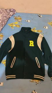 JAKET ROUGHNECK HIJAU SIZE XL