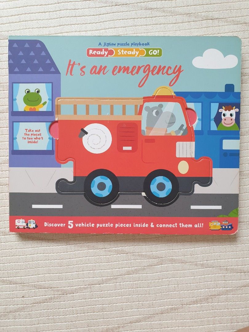 Jigsaw Puzzle Book It's an emergency, Hobbies & Toys, Books