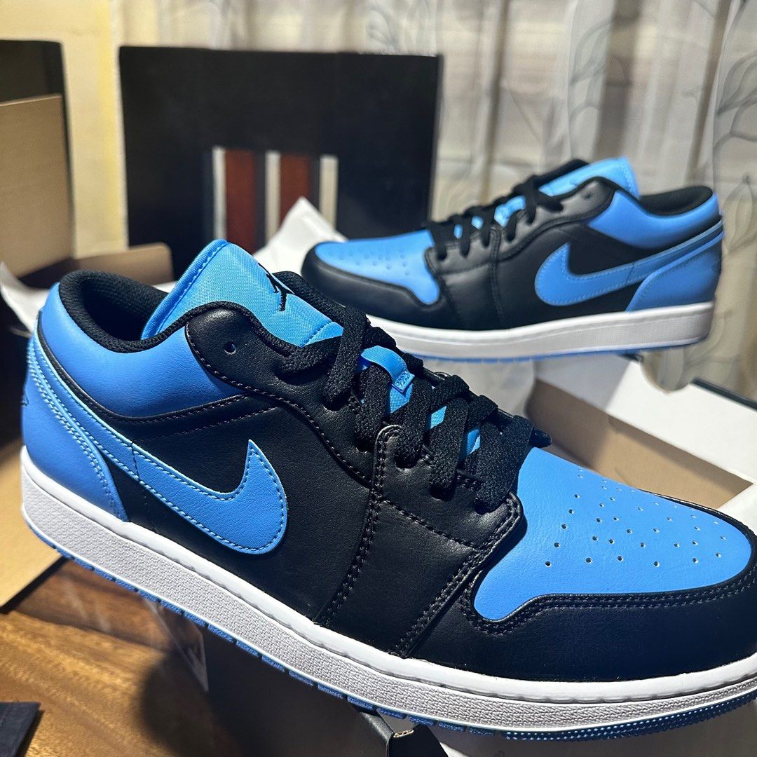 Jordan 1 Low University Blue 12 US, Men's Fashion, Footwear, Sneakers ...