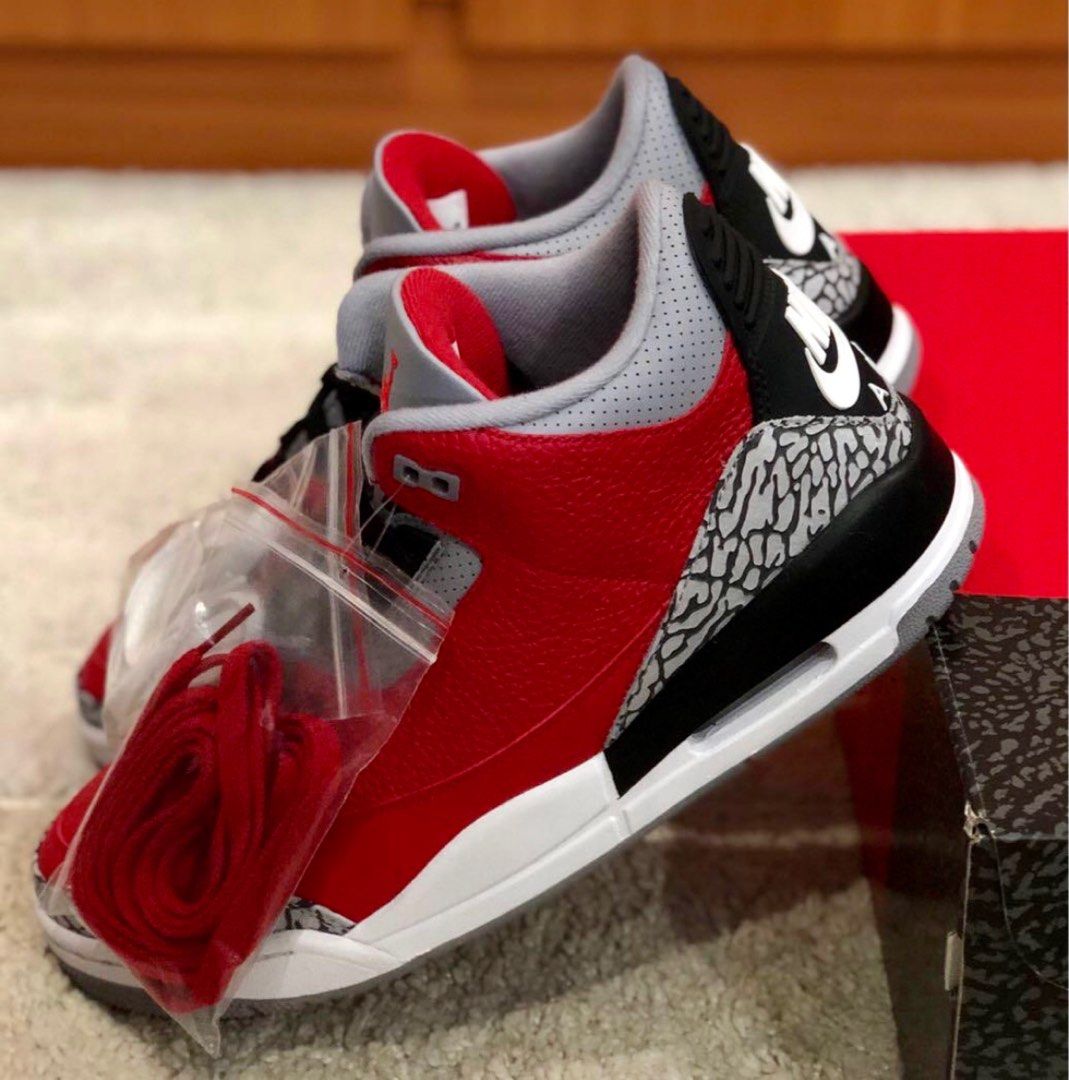 jordan 3 retro se unite fire red