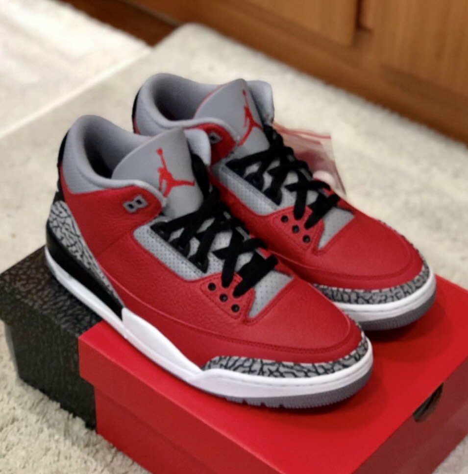 jordan 3 retro se unite fire red