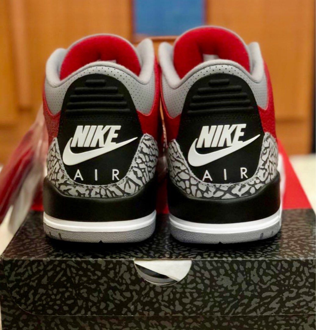 jordan 3 retro se unite fire red