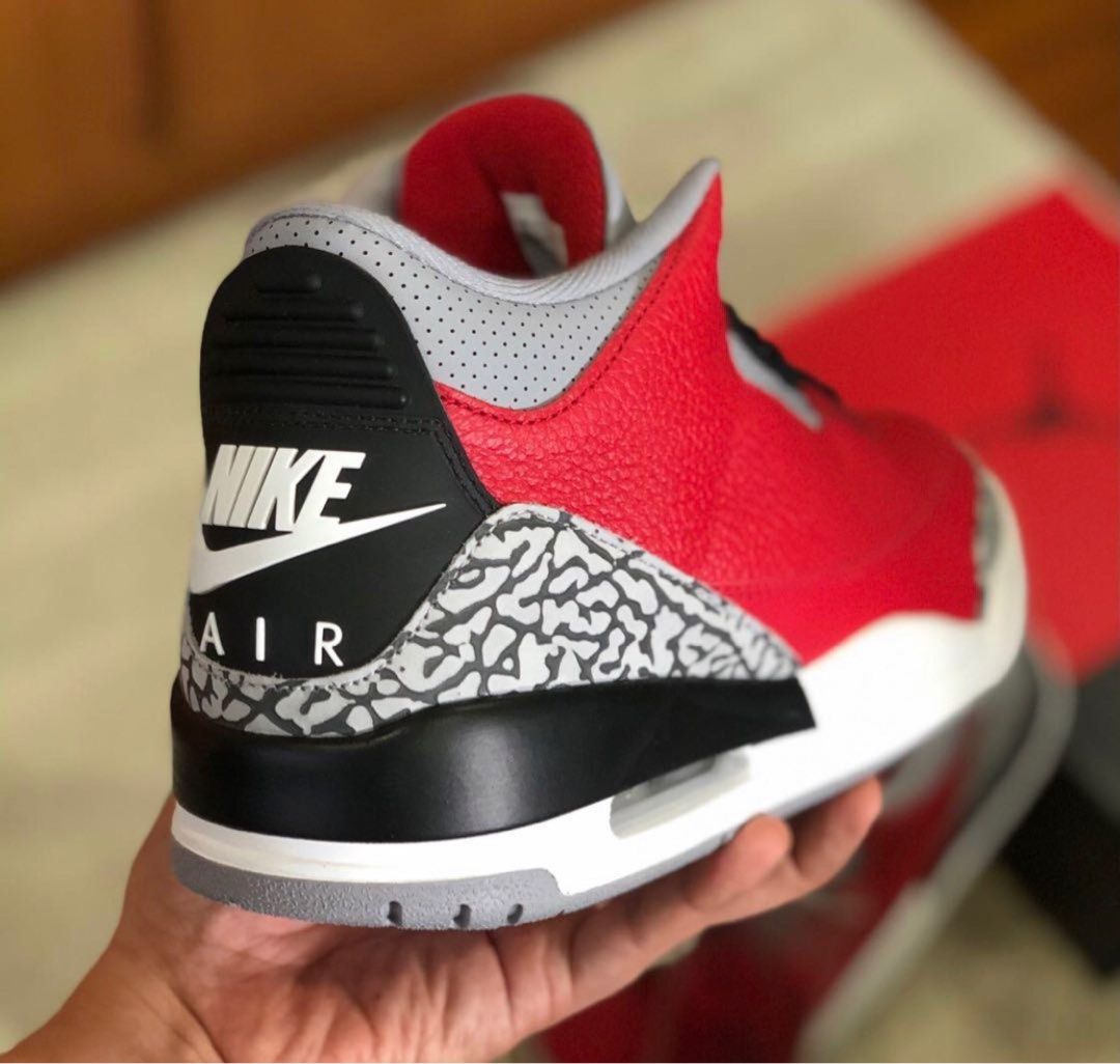 jordan 3 retro se unite fire red