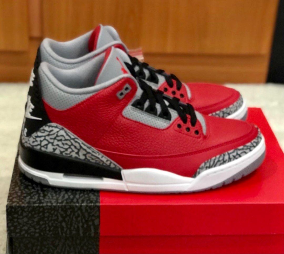 jordan 3 retro se unite fire red