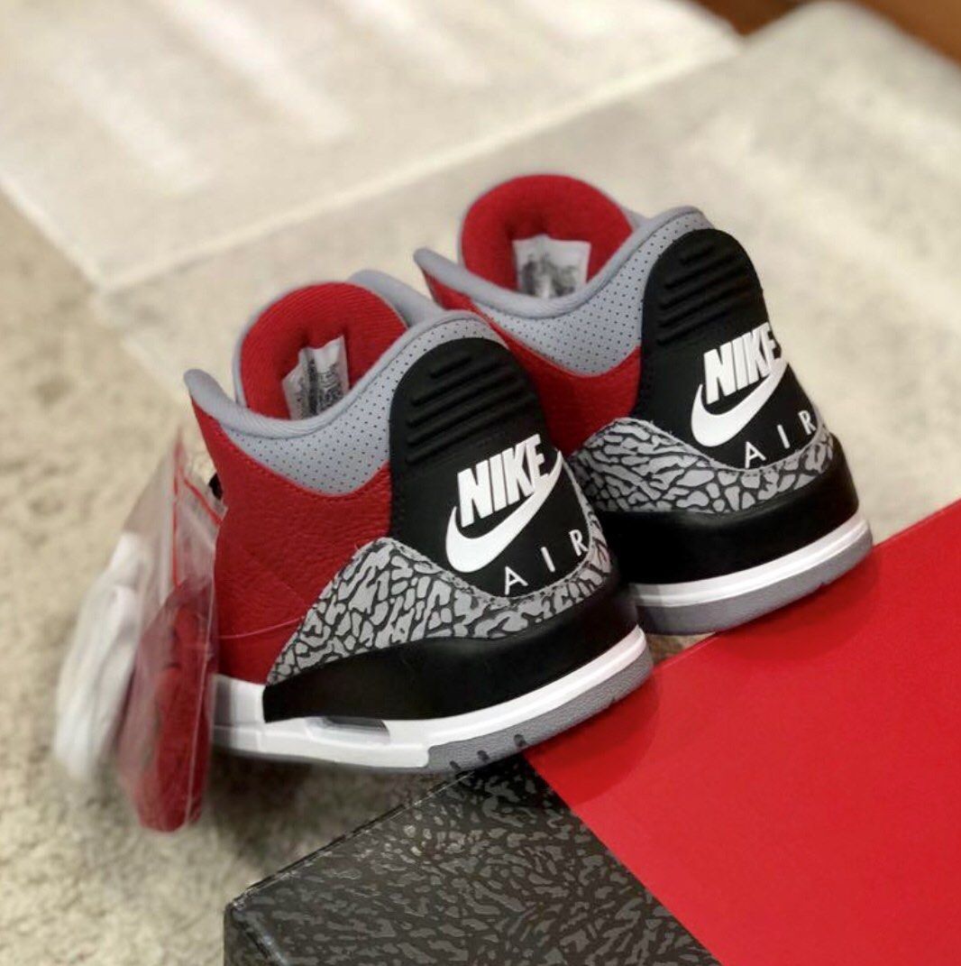 jordan 3 retro se unite fire red