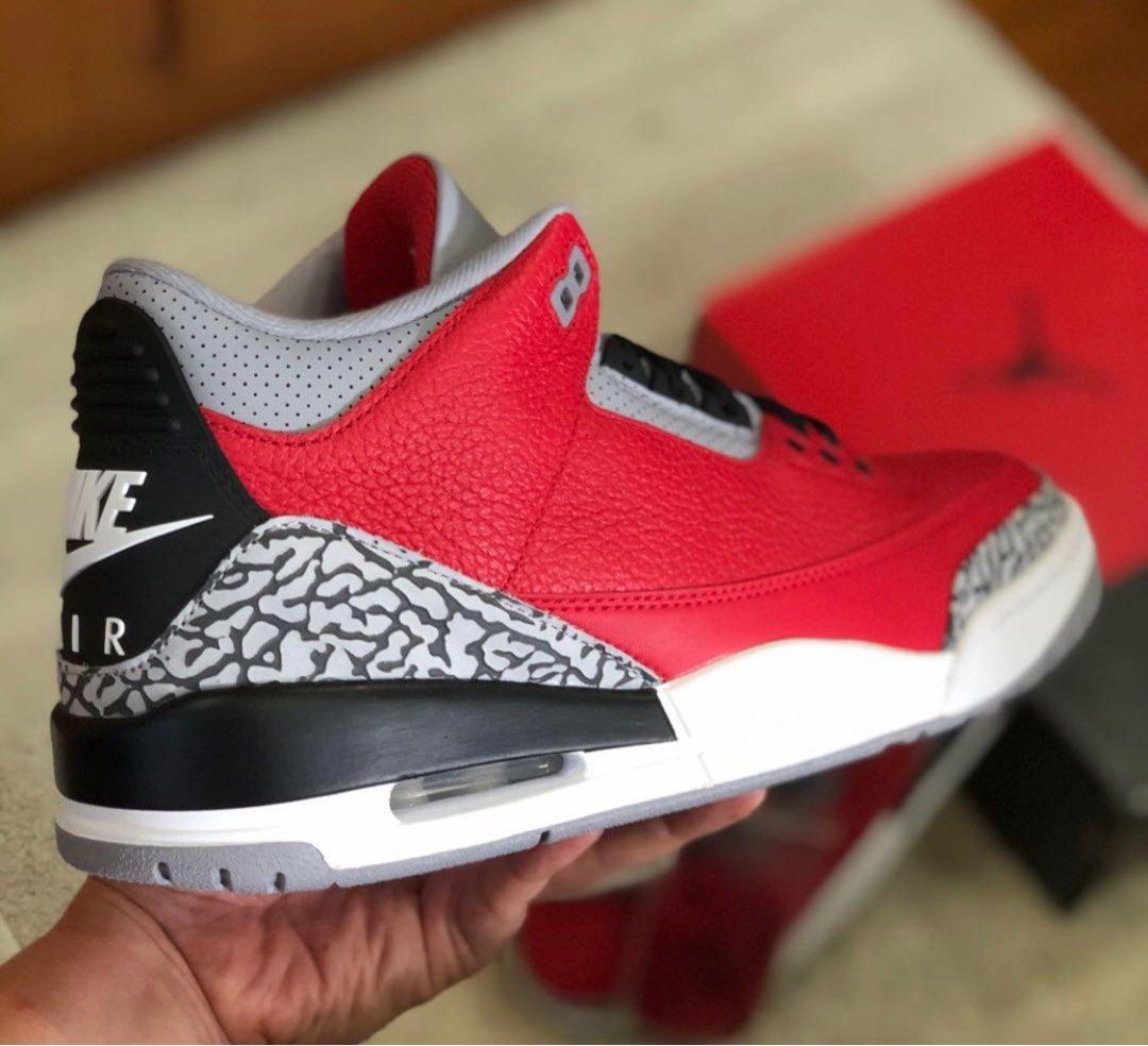 jordan 3 retro se unite fire red