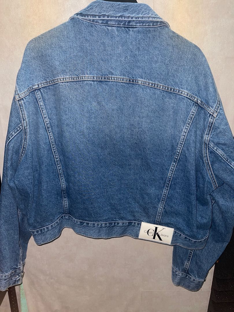 Jungkook Calvin Klein Denim Jacket, Women's Fashion, Coats, Jackets and  Outerwear on Carousell