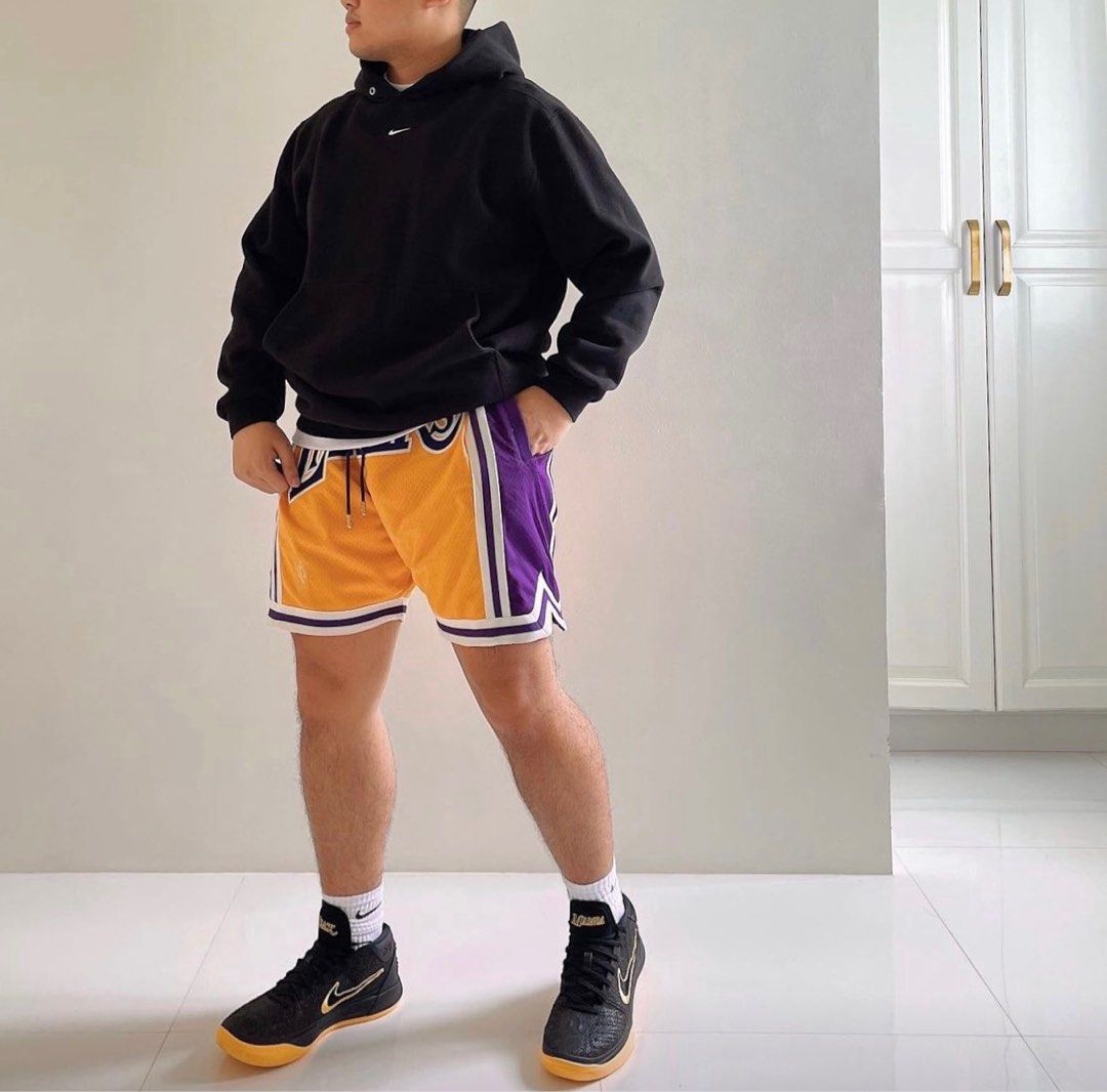 Just Don Lakers Shorts, Men's Fashion, Bottoms, Shorts on Carousell