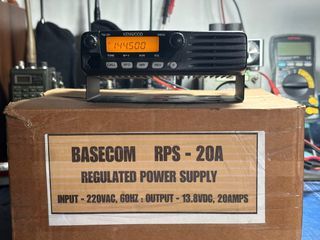 Kenwood tm281vhf wid brand new basecom 20amps power supply