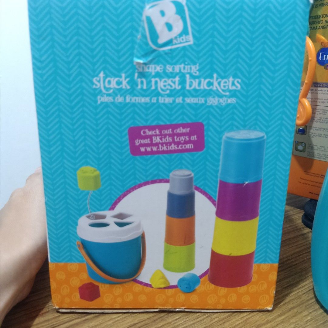 Kids Toy Stacking and Nesting Buckets (Category: Infant Playtime) located in Dasmarinas. Submitted by RLplusCrafts (Listing ID 1241517789, Image 3). Description: Redundant toy na ng baby ko. Gift ito sa kanya ng isa sa friend ko..