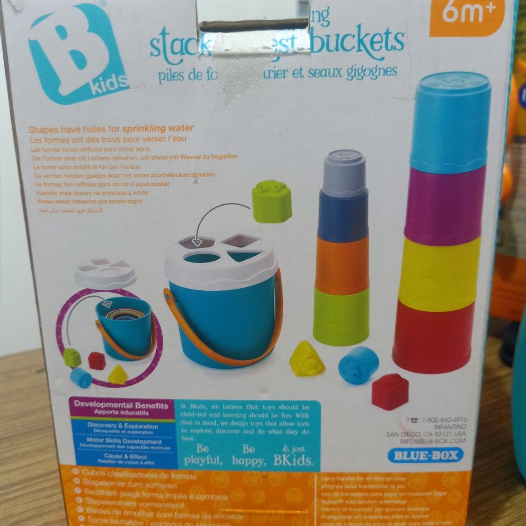 Kids Toy Stacking and Nesting Buckets (Category: Infant Playtime) located in Dasmarinas. Submitted by RLplusCrafts (Listing ID 1241517789, Image 2). Description: Redundant toy na ng baby ko. Gift ito sa kanya ng isa sa friend ko..