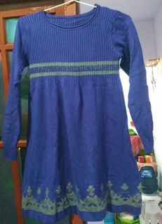 KNIT DRESS UNGU MURAH