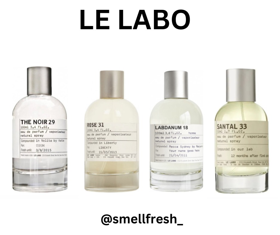 Le Labo Perfume Decants Le Labo The Noir 29 / Le Labo Rose 31 / Le
