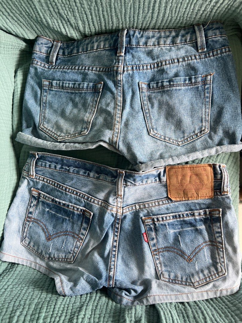 Levi s and warehouse denim shorts