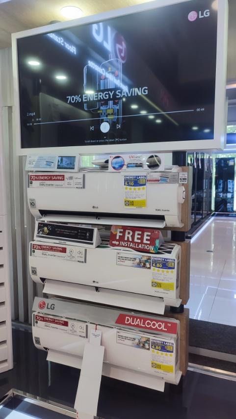 LG SPLIT TYPE INVERTER AIRCON FREE INSTALL (Category: Air Conditioning and Heating) located in Quezon City. Submitted by maryann5721 (Listing ID 1241545610, Image 2). Description: LG SPLIT TYPE INVERTER AIRCON WITH FREE INSTALL STANDARD INVERTER HSN24ISY Cash: 50,300 HSN18ISY Cash: 42,000 HSN12ISY Cash: 33,000 HSN09ISY Cash: 28,900 PREMIUM HSN30IPC Cash: 91,500 HSN24IPX Cash: 54,500 HSN18IPX Cash: 46,700 HSN12IPX Cash: 36,500 HSN09IPX Cash: 34,30