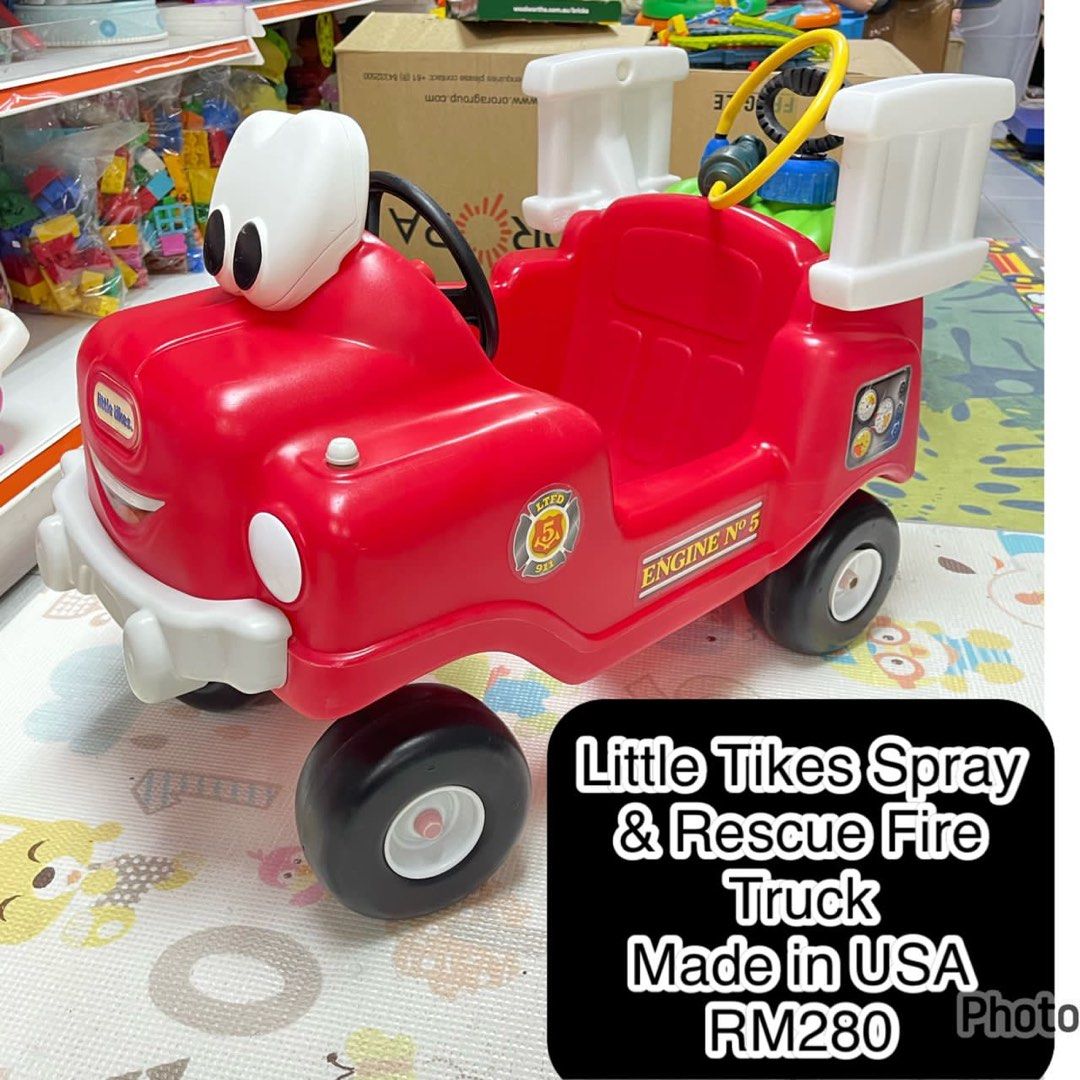 Little tikes spray & on sale rescue fire truck