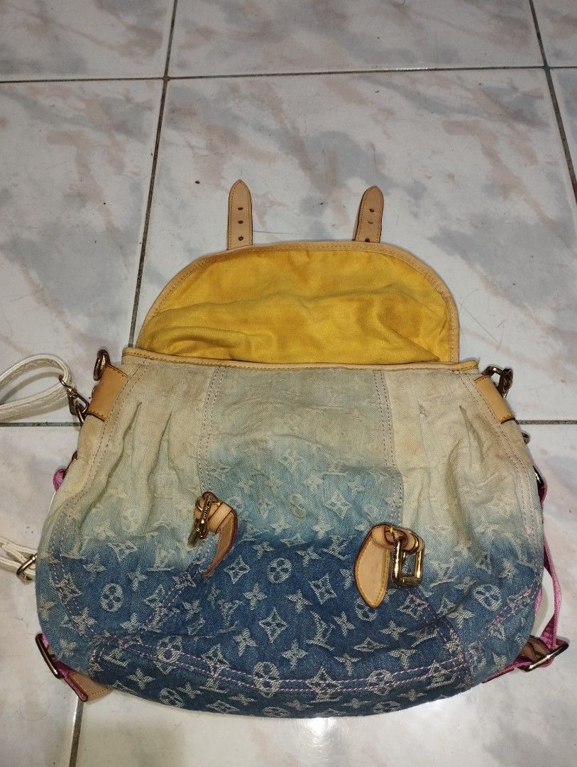 Louis Vuitton Monogram Sunrise Large Denim Crossbody Bag, Luxury, Bags &  Wallets on Carousell