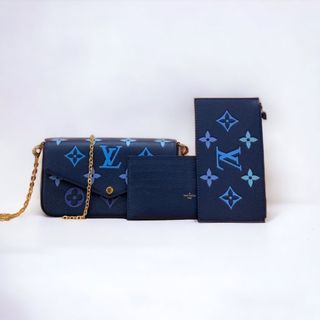 LOUIS VUITTON LV Ivy Wallet on Chain WOC Monogram Empreinte Black Leather  100% Authentic, Fesyen Wanita, Tas & Dompet di Carousell