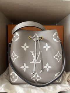 2020 RECEIPT Louis Vuitton Monogram Petite Petit Noe Bucket Shoulder Bag  Neonoe
