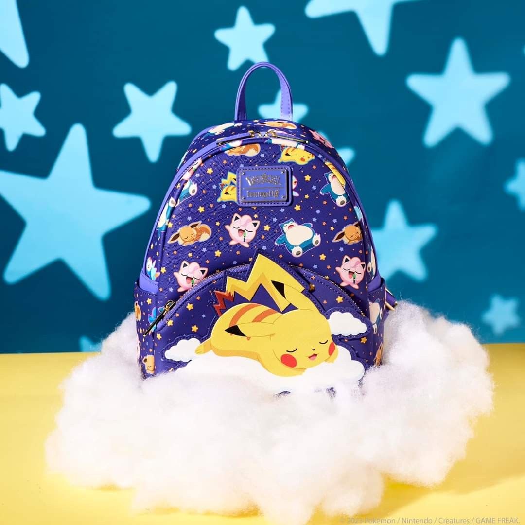 707 Street Exclusive - Loungefly Pokemon Pikachu Allover Print Mini Backpack