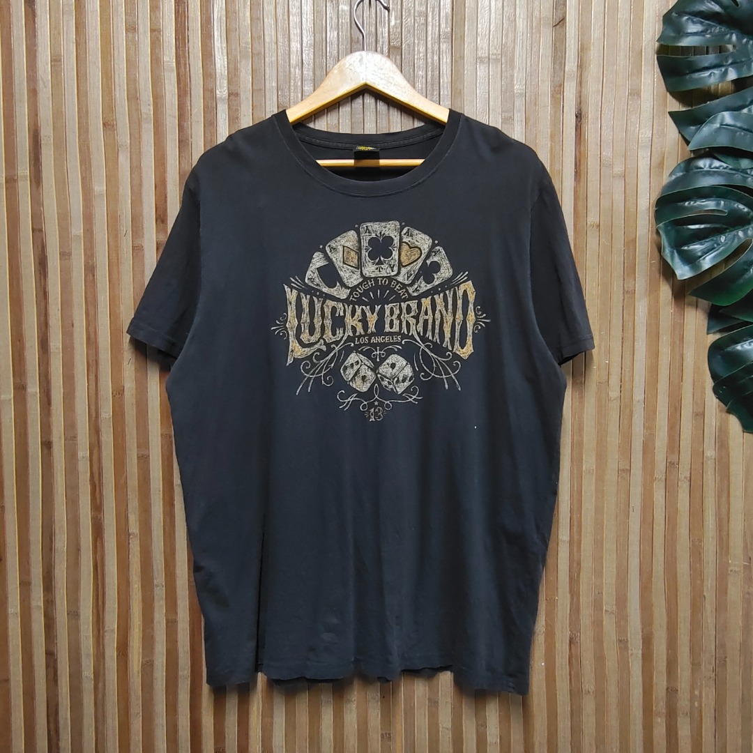 Lucky Brand Tshirt, Men's Fashion, Tops & Sets, Tshirts & Polo Shirts on  Carousell