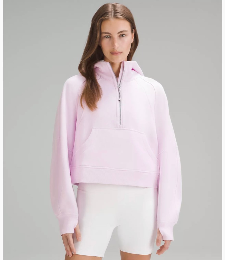 Lululemon Strawberry Milkshake Scuba Half Zip XS/S