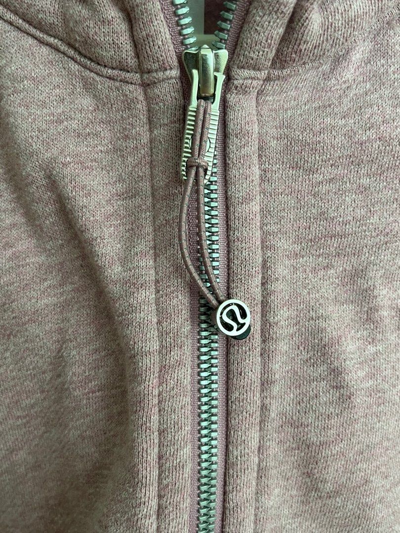 Lululemon Oversized Half-Zip Hoodie (Heathered Pink Taupe), Women's  Fashion, Activewear on Carousell