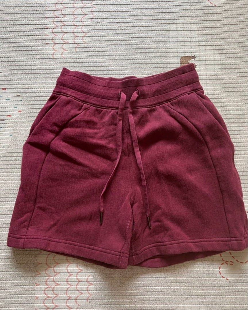 Maroon lululemon clearance shorts