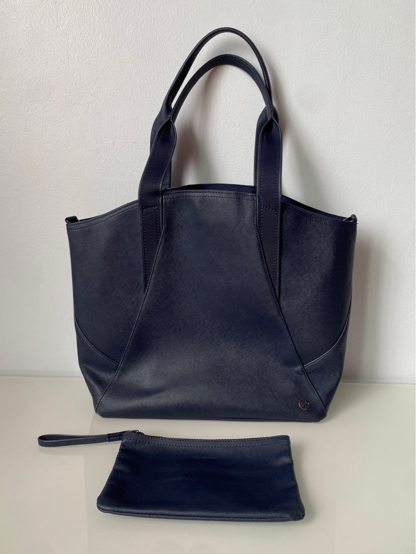 Lululemon Set All Day Yoga Tote 26L in Midnight Navy and Mini