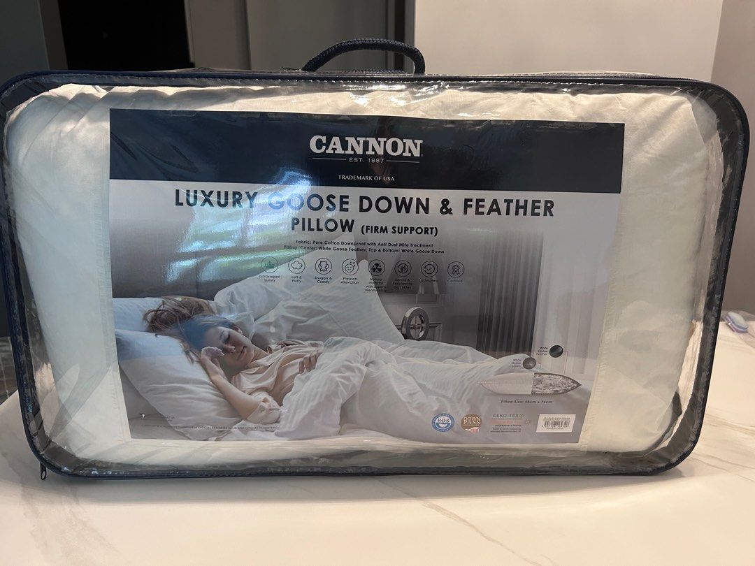 Cannon deals feather pillow