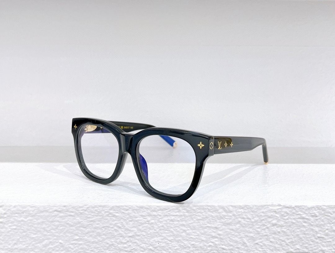 Louis Vuitton My Monogram Anti-Blue Light Glasses Black Blue Acetate & Metal. Size W